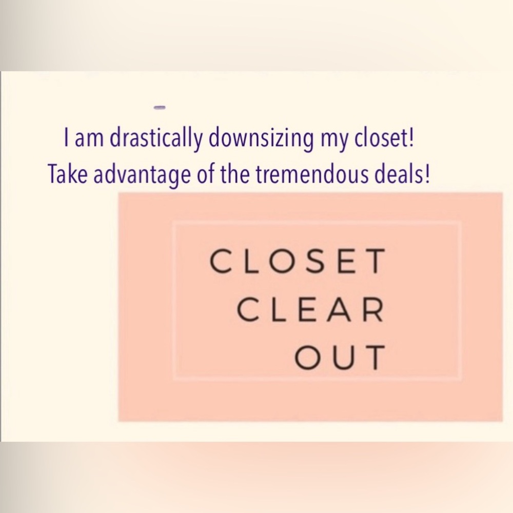 10/$10 5/$15 6/$20 5/$30 Many Great items to choose from ENTIRE Closet!